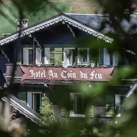 Au Coin Du Feu Hotell Megève Eksteriør bilde