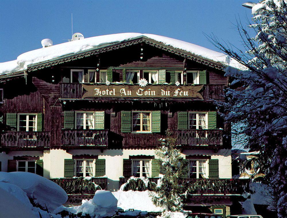 Au Coin Du Feu Hotell Megève Eksteriør bilde