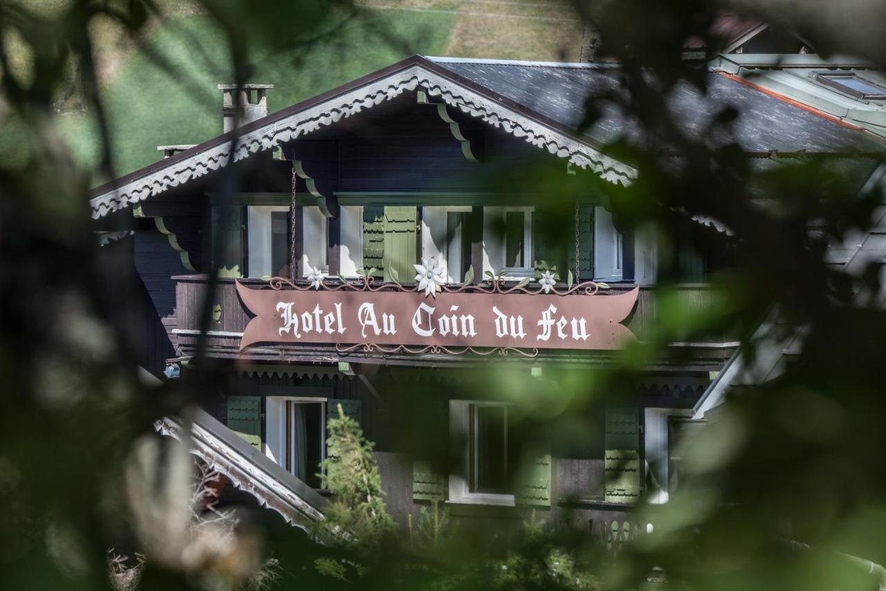 Au Coin Du Feu Hotell Megève Eksteriør bilde